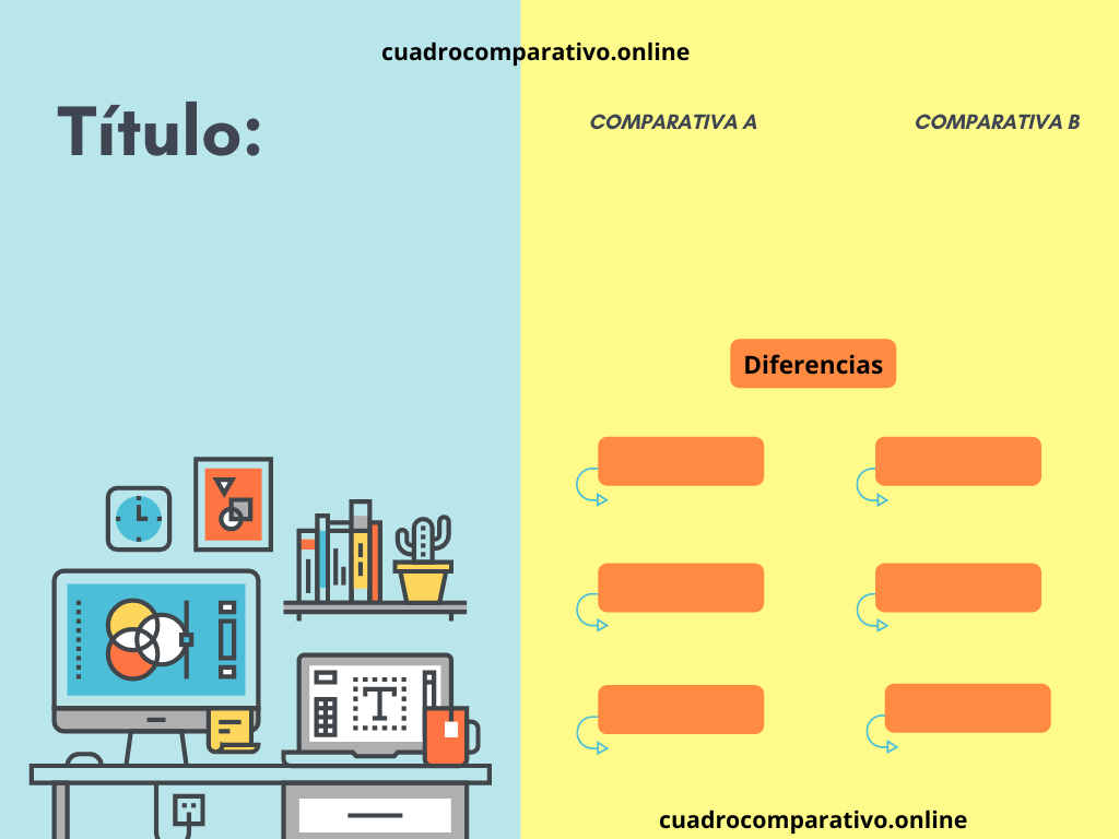 cuadro comparativo para imprimir